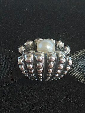 Authentic Pandora One of a Kind Shell Charm – 791134P RETIRED